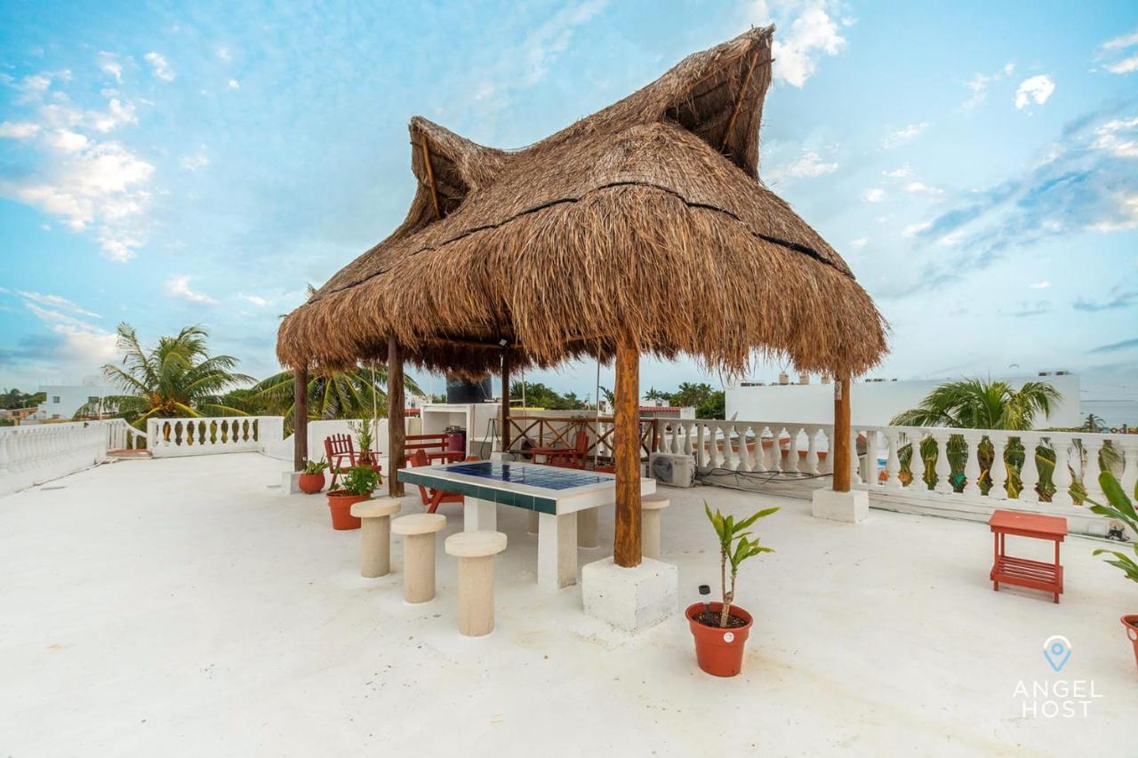 Malecon Beach House In Progreso 1 Block From Beach Exterior foto